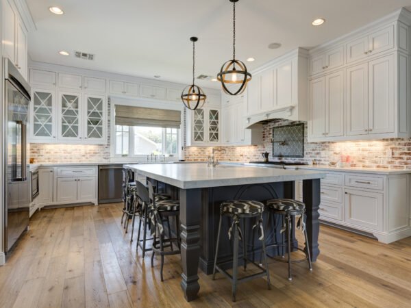 Hardwood flooring in Cape Coral, FL Spacious modern kitchen with beautiful hardwood floors